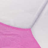 Close-up of the pink and white Nourison Imagination Kids Washable Area Rug texture.
