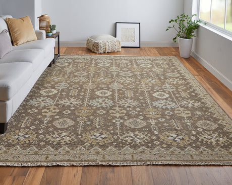 Feizy Corbitt Traditional Oriental - Brown/Ivory Area Rug