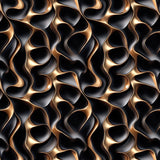 Gilded River on Matte Noir