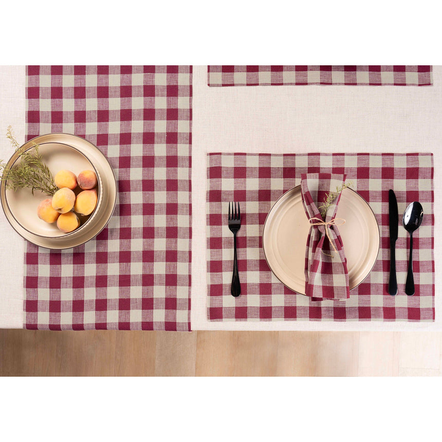 Morgan Check Table Runner - Sale