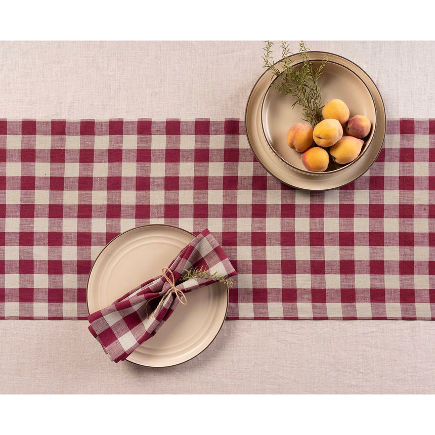 Morgan Check Table Runner - Sale