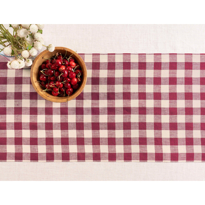 Morgan Check Table Runner - Sale