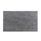 Raven Grey Mango Wood Dining Table With Gold Iron Legs