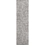 Close-up of Dalyn Aberdeen AB2 Coffee Washable Area Rug. Farmhouse style with coffee, brown, and taupe tones. Traditional pattern.