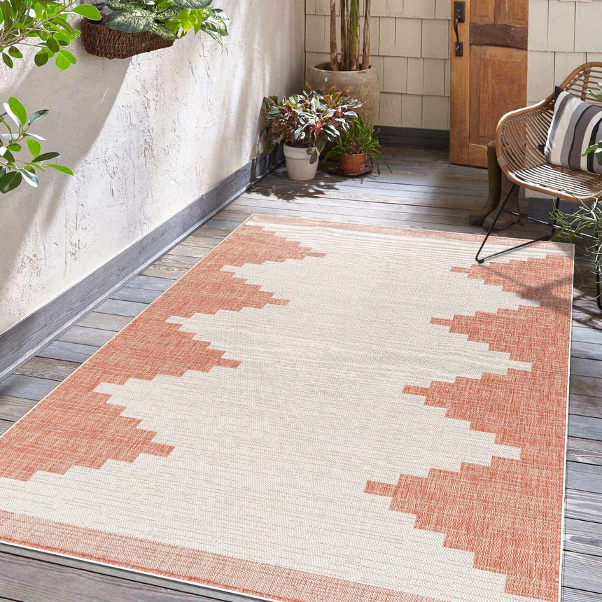 Djugun Peach Fuzz Indoor Outdoor Area Rug – Boutique Rugs