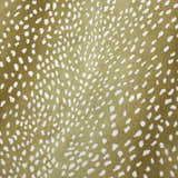 Close-up of Dalyn Machine Akina AK3 Gold Washable Area Rug with a gold and white spotted pattern.