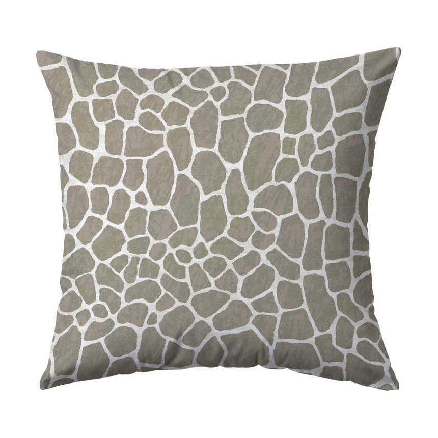 Dalyn Machine Akina AK4 Stone Washable Area Rug with a chestnut and ivory organic stone pattern.