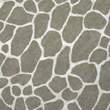 Close-up of Dalyn Akina AK4 Stone Washable Area Rug. Chestnut and ivory irregular pattern, casual style.