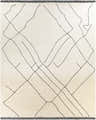 Handmade Livabliss Arsenal Surya ARL-2304 area rug, cream wool with black geometric line pattern. Design-Rectangle-810