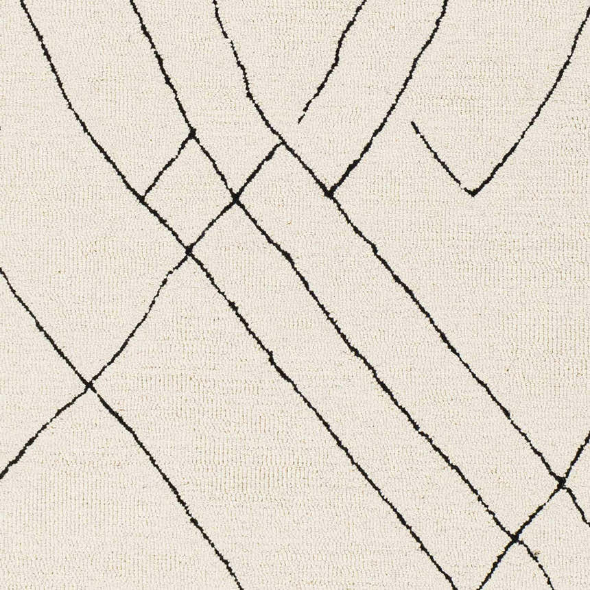 Sample Alaca Arsenal Cream Hand Tufted Wool Area Rug