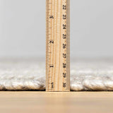 Syosset Beige Trellis Wool&Viscose Area Rug