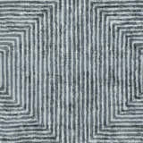 Sample Quartz Patterned Sheen Blue/Green Viscose Rug