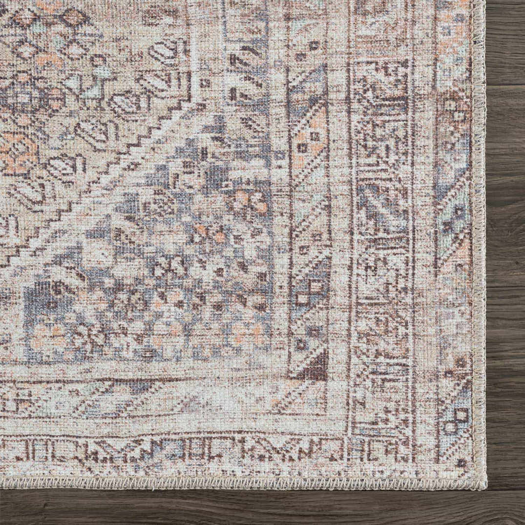 Barny Tan Washable Area Rug – Boutique Rugs