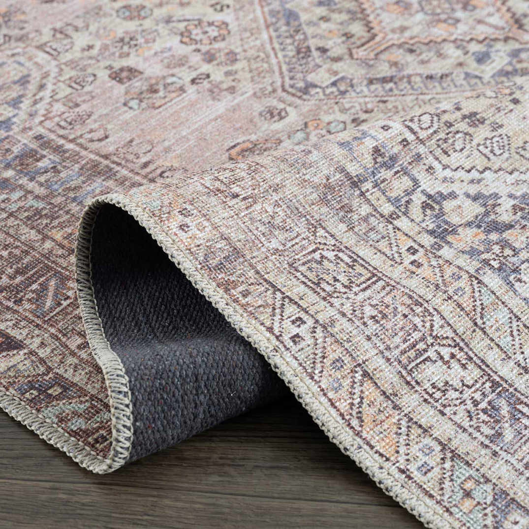 Barny Tan Washable Area Rug – Boutique Rugs