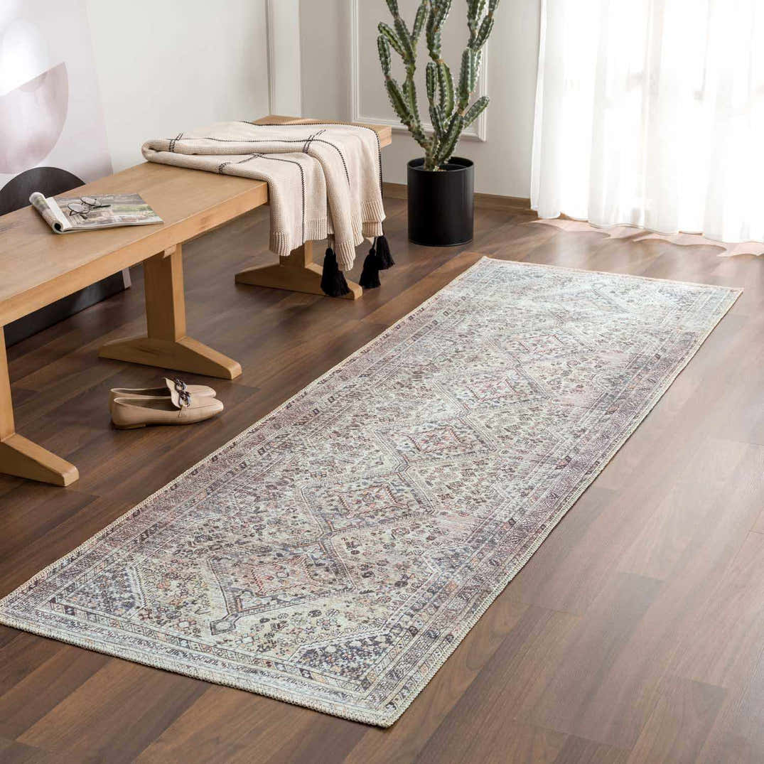 Barny Tan Washable Area Rug – Boutique Rugs