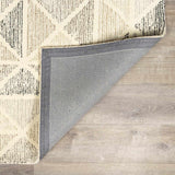 Anadarko Cream Triangles Wool Rug