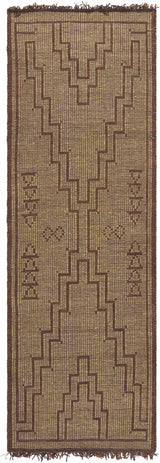 Aoko Jute & Leather Rug - Clearance