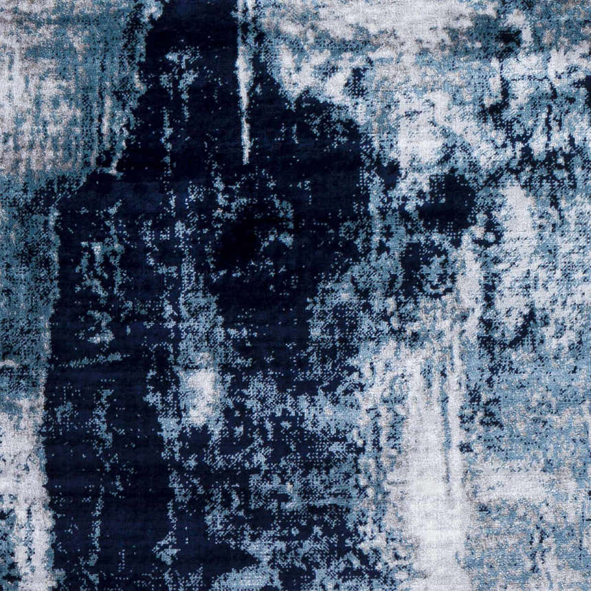Sample Apas Abstract Blue Area Rug
