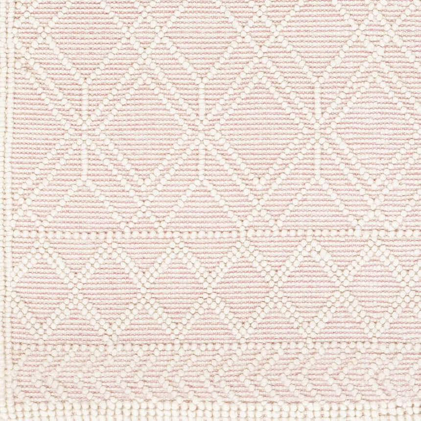 Sample Ramsbury Soft Pink Wool Rug - Clearance