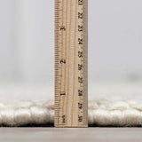 Lucerne Plain Cream Wool Rug LNE-1000