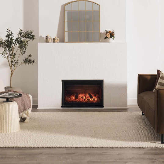 Lucerne Plain Cream Wool Rug LNE-1000 – Boutique Rugs