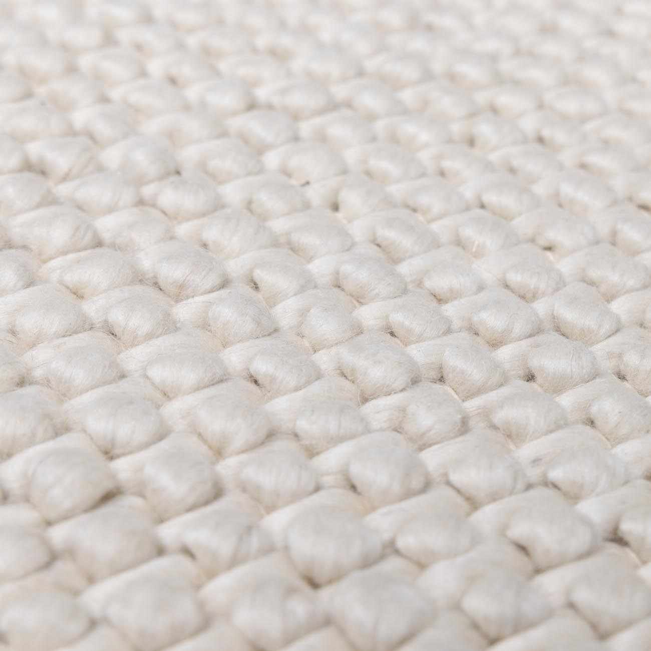 Lucerne Plain Cream Wool Rug LNE-1000