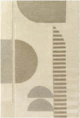 Sample Brooklyn Beige Modern Wool Rug