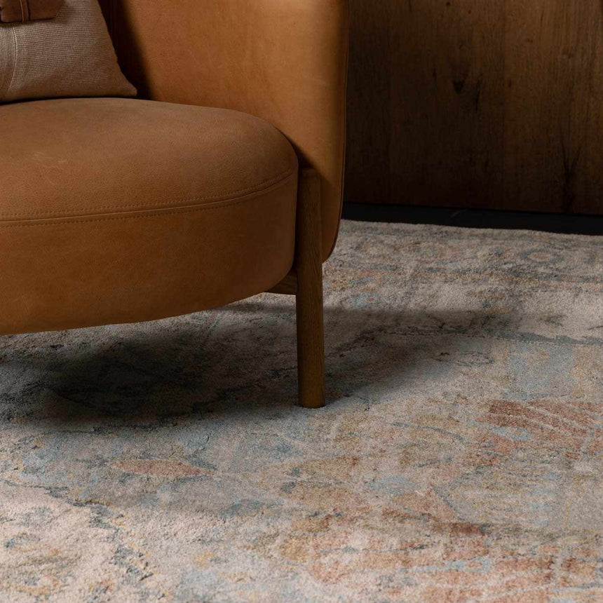 Vaeda Blue & Beige Thick Luxe Rug