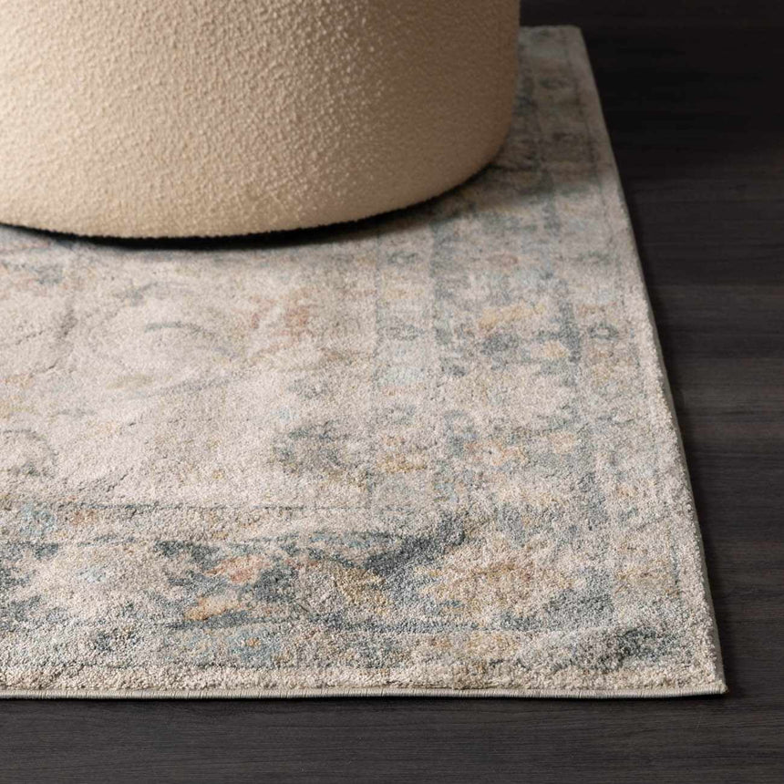 Ahmaud Beige & Light Gray Thick Luxe Area Rug
