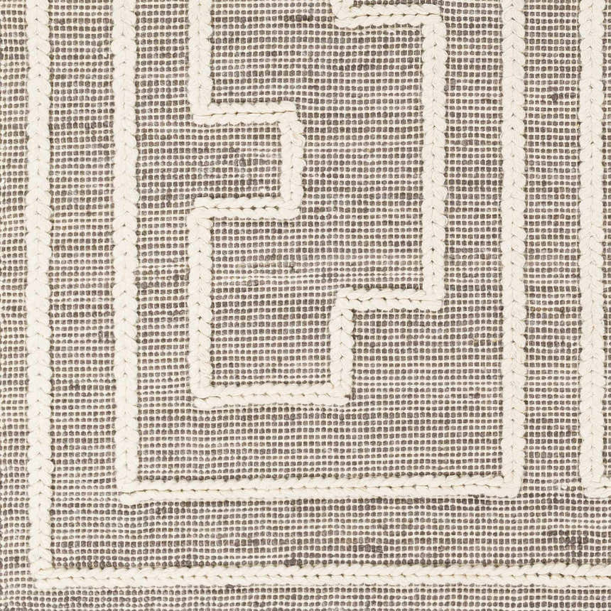 Sample Azra Tasseled Jute&Wool Rug - Clearance