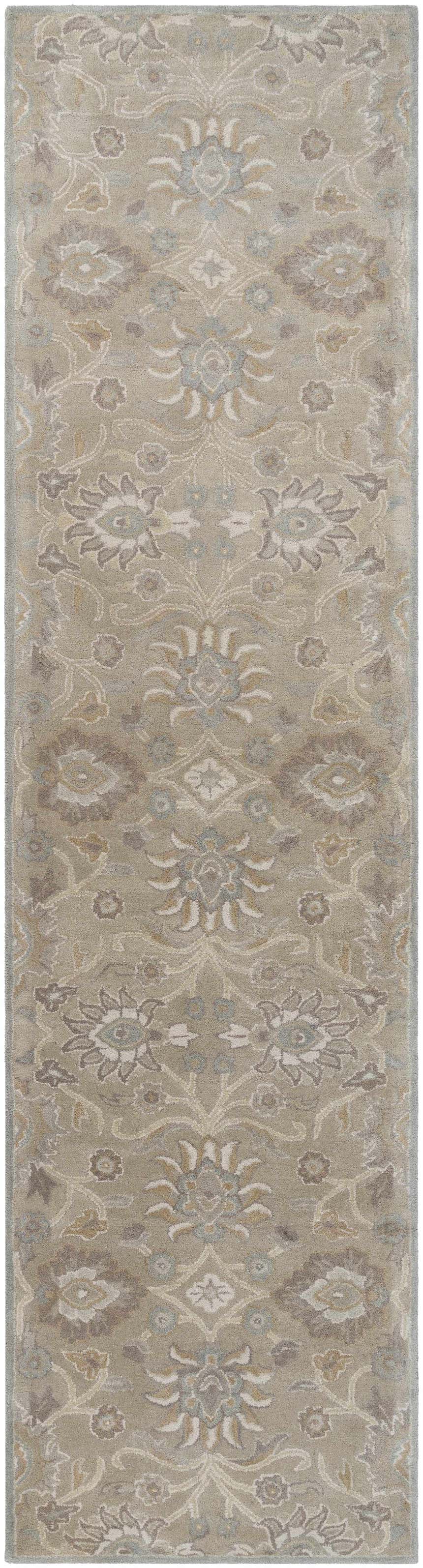 Made to Order Custom Size Conesus Hand Tufted Ivory & Taupe 1192 Area Rug