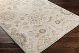 Made to Order Custom Size Conesus Hand Tufted Ivory & Taupe 1192 Area Rug