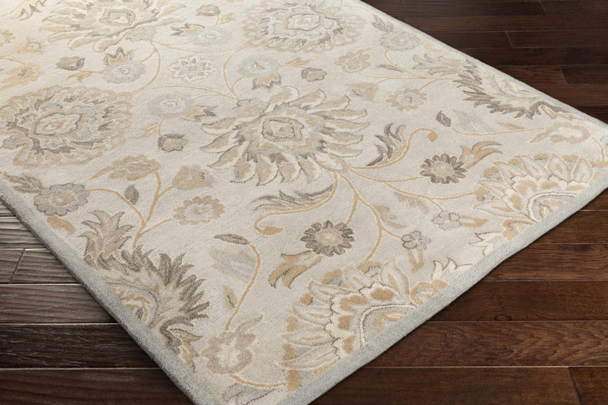 Made to Order Custom Size Conesus Hand Tufted Ivory & Taupe 1192 Area Rug