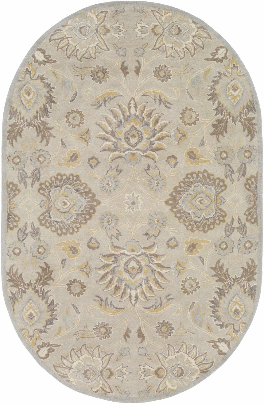Made to Order Custom Size Conesus Hand Tufted Ivory & Taupe 1192 Area Rug
