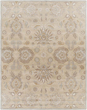 Made to Order Custom Size Conesus Hand Tufted Ivory & Taupe 1192 Area Rug