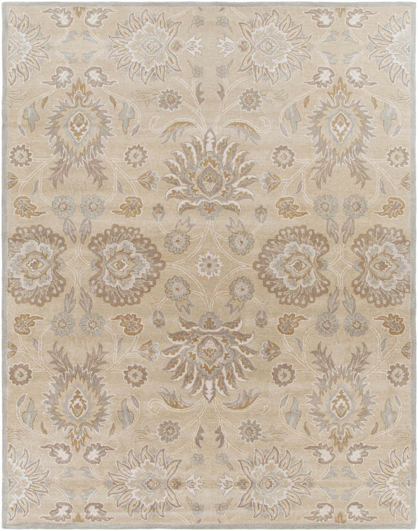 Made to Order Custom Size Conesus Hand Tufted Ivory & Taupe 1192 Area Rug