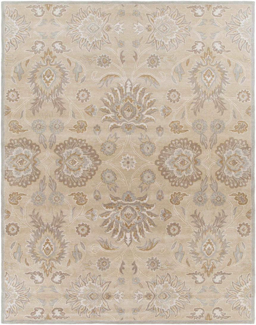 Made to Order Custom Size Conesus Hand Tufted Ivory & Taupe 1192 Area Rug