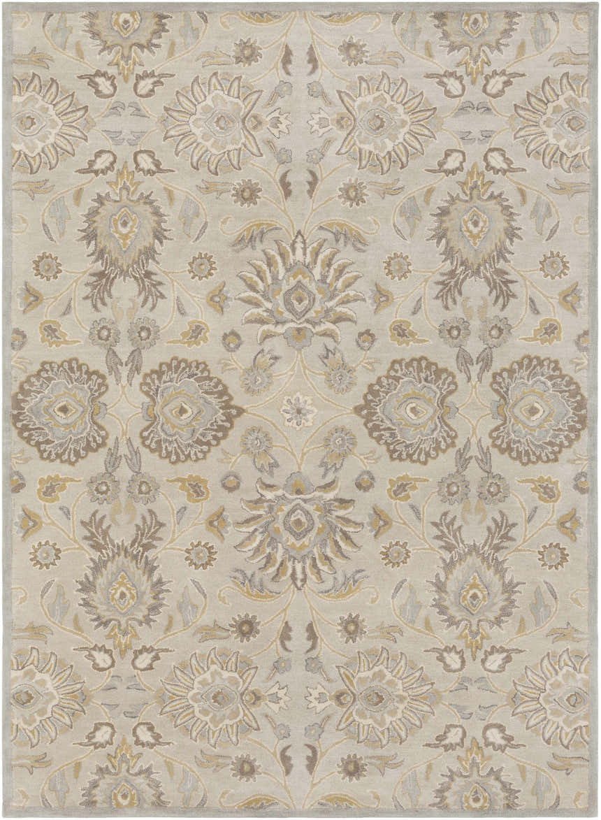 Made to Order Custom Size Conesus Hand Tufted Ivory & Taupe 1192 Area Rug