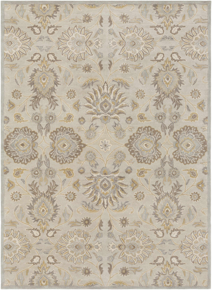 Made to Order Custom Size Conesus Hand Tufted Ivory & Taupe 1192 Area Rug