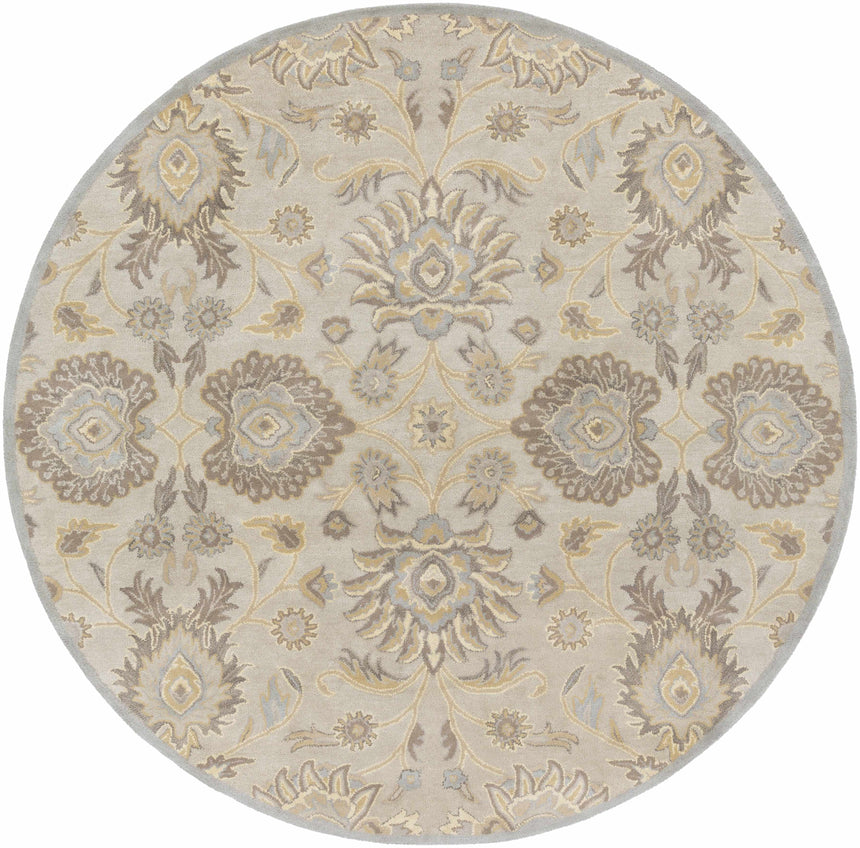 Made to Order Custom Size Conesus Hand Tufted Ivory & Taupe 1192 Area Rug