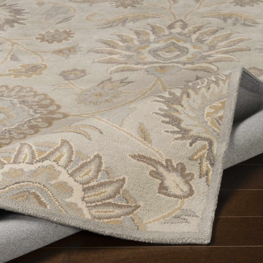 Made to Order Custom Size Conesus Hand Tufted Ivory & Taupe 1192 Area Rug