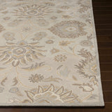 Made to Order Custom Size Conesus Hand Tufted Ivory & Taupe 1192 Area Rug