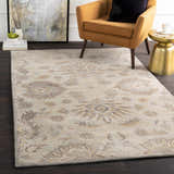 Made to Order Custom Size Conesus Hand Tufted Ivory & Taupe 1192 Area Rug