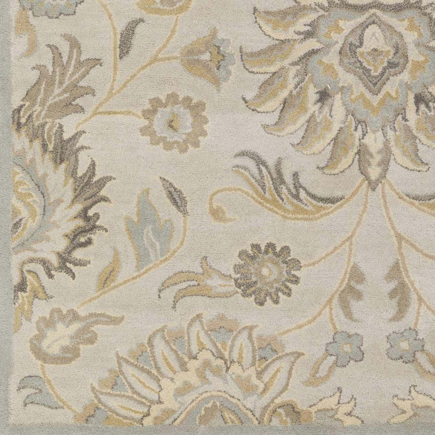 Sample Conesus 1192 Hand Tufted Ivory&Taupe Wool Rug