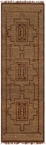 Sample Batya Jute & Leather Rug - Clearance