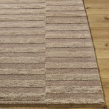 Idaho Broken-Striped Brown Area Rug | Our PNW Home X Livabliss