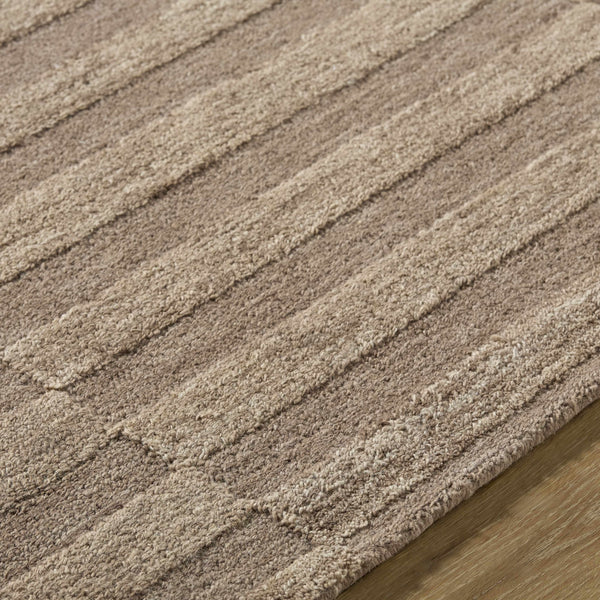 Blagoy Brown Wool Rug