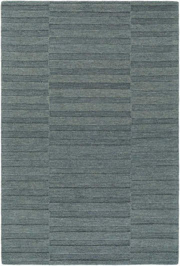 Made to Order Custom Size Idaho Broken-Stiped Petrol Blue Area Rug | Our PNW Home X Livabliss