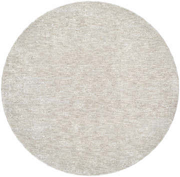 Close-up of the round Bistra Area Rug. Light sage, light slate, and slate blue tones create a traditional, farmhouse style. Design-Round-53