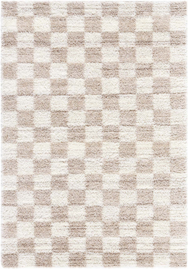 Sample Belita Beige Luxe Shag Area Rug
